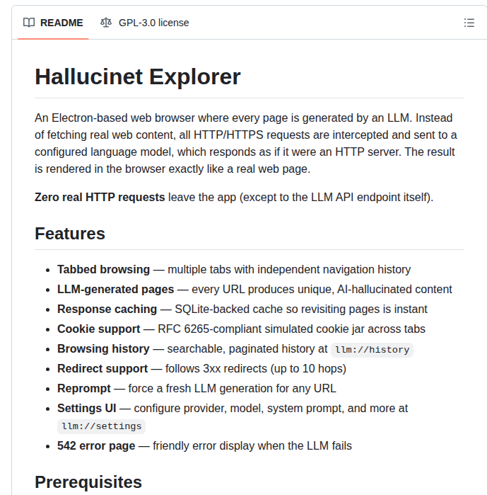 Tib3rius Hallucinet Explorer screenshot