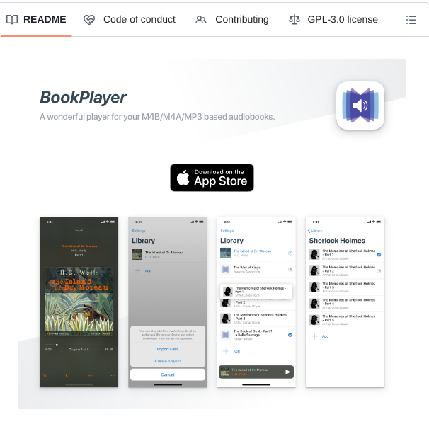 Tortugapower Bookplayer screenshot