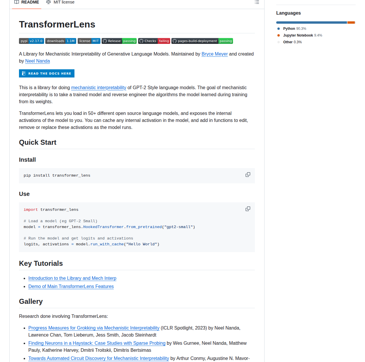 Transformerlensorg Transformerlens screenshot