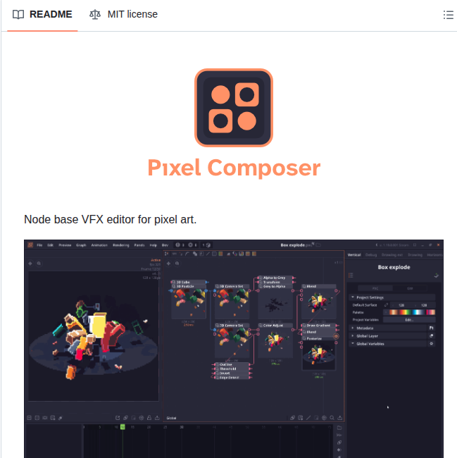 Ttanasart Pt Pixel Composer screenshot