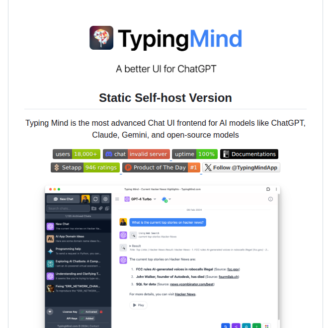 Typingmind Typingmind screenshot