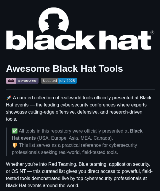 Ucybers Awesome Blackhat Tools screenshot