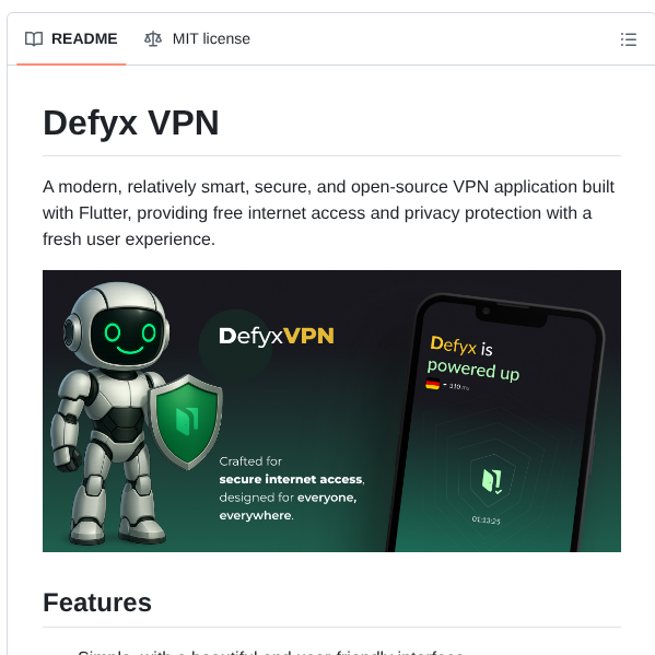 Unboundtechco Defyxvpn screenshot