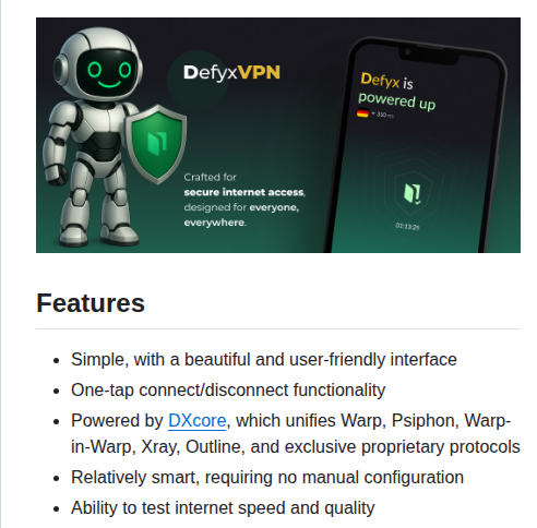 Unboundtechco Defyxvpn screenshot
