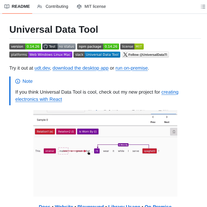 Universaldatatool Universal Data Tool screenshot