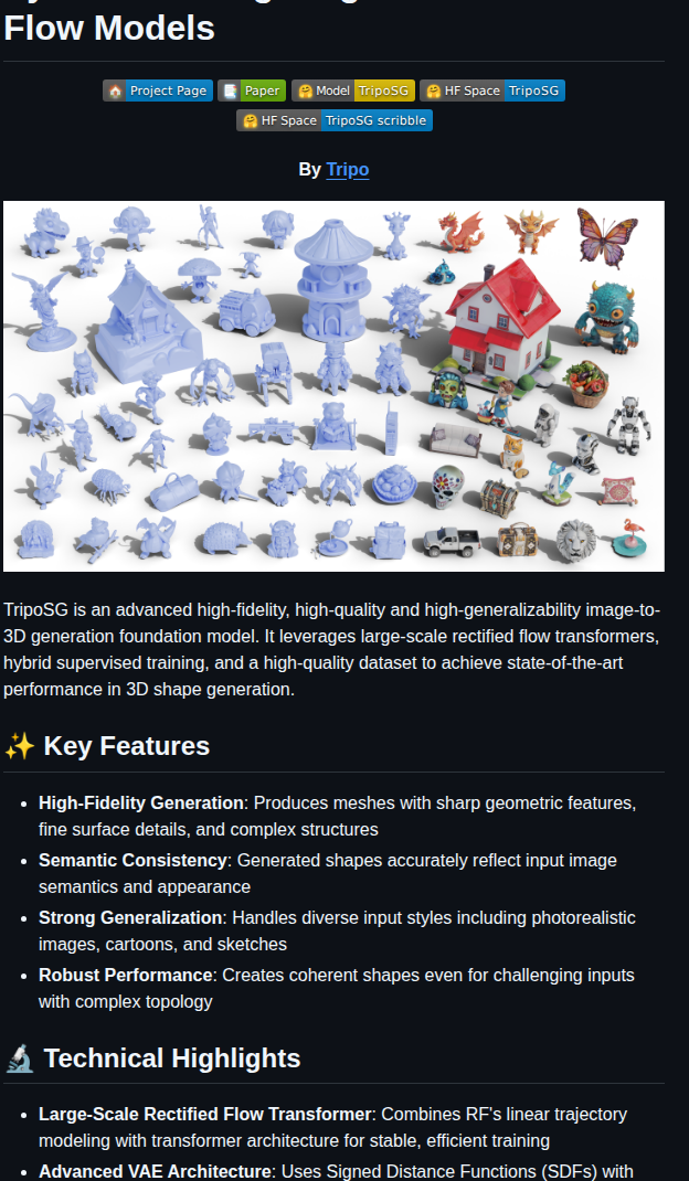 Vast Ai Research Triposg screenshot