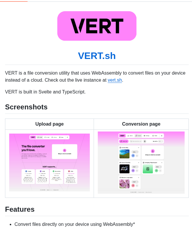 Vert Sh Vert screenshot