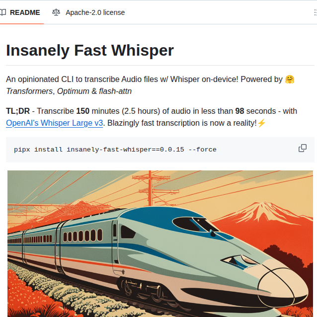 Whisper の推論速度、マジで別物になった