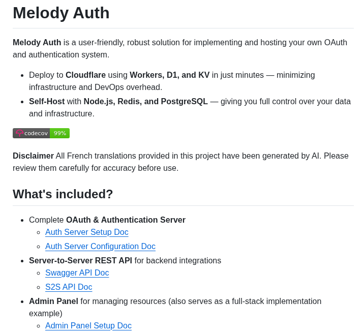Valuemelody Melody Auth screenshot