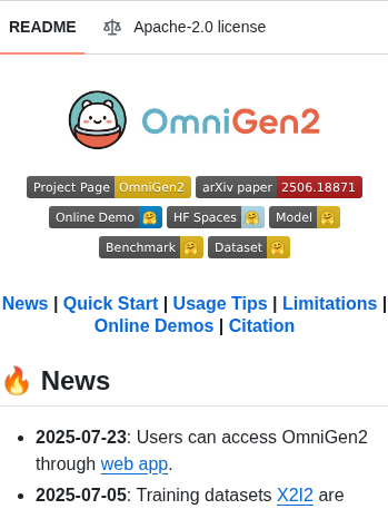 Vectorspacelab Omnigen2 screenshot