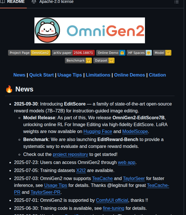 Vectorspacelab Omnigen2 screenshot