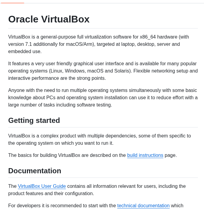Virtualbox Virtualbox screenshot