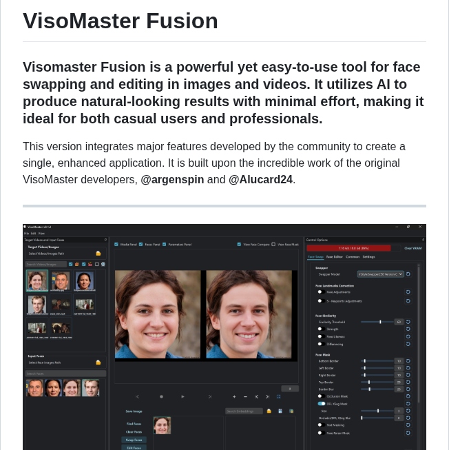 Visomasterfusion Visomaster Fusion screenshot