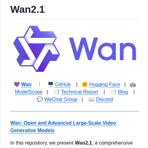 Wan Video Wan2.1 screenshot