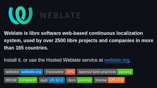Weblateorg Weblate screenshot