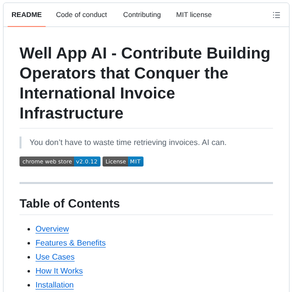 Wellapp Ai Well screenshot
