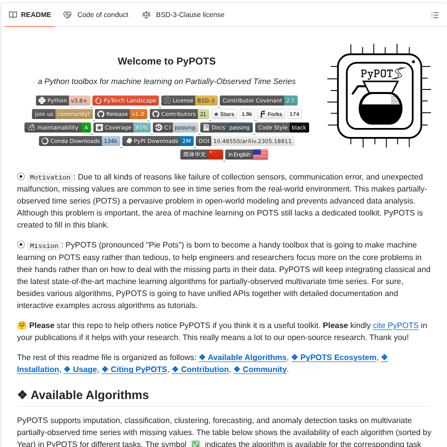 Wenjiedu Pypots screenshot