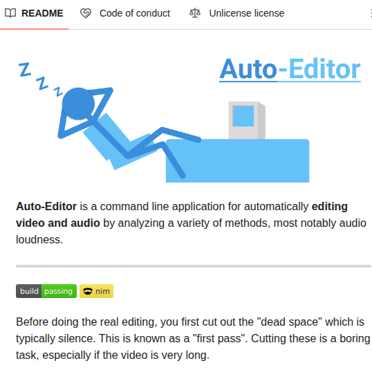 Wyattblue Auto Editor screenshot