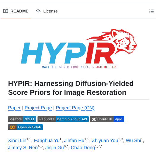 Xpixelgroup Hypir screenshot