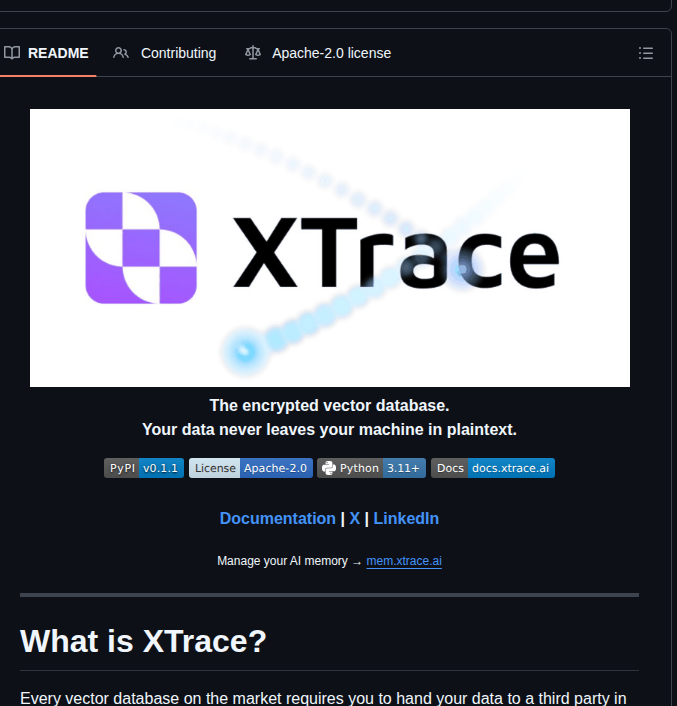 Xtraceai Xtrace Sdk screenshot
