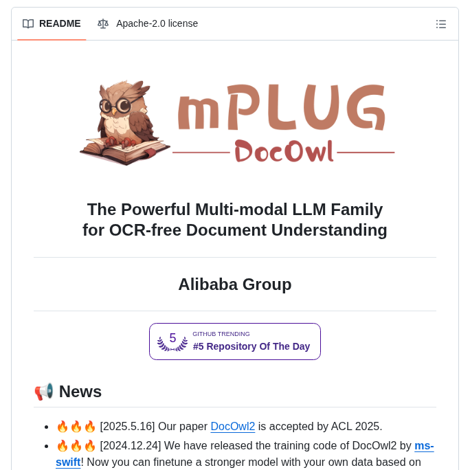 X Plug Mplug Docowl screenshot