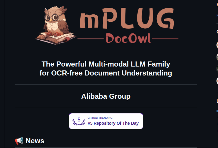 X Plug Mplug Docowl screenshot