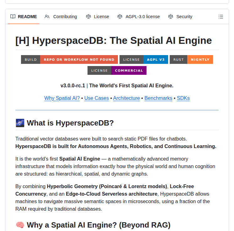 Yarlabs Hyperspace Db screenshot
