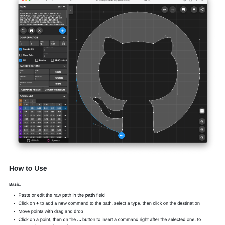 Yqnn Svg Path Editor screenshot