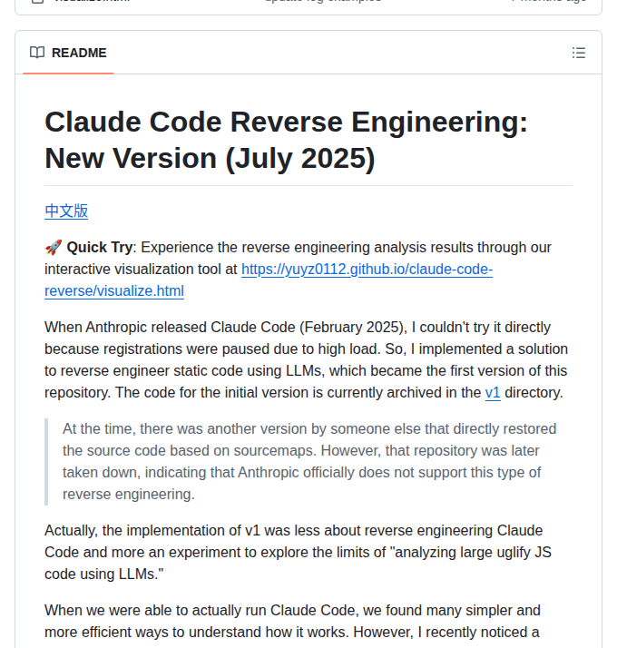 Yuyz0112 Claude Code Reverse screenshot