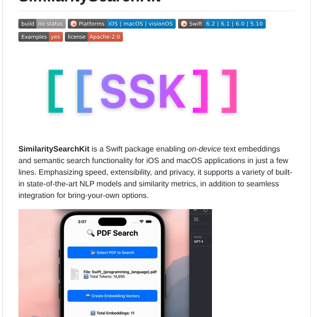 Zachnagengast Similarity Search Kit screenshot