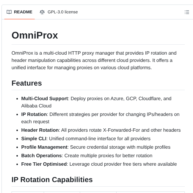 Zephrfish Omniprox screenshot