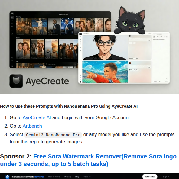 Zerolu Awesome Nanobanana Pro screenshot