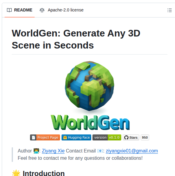 Ziyang Xie Worldgen screenshot
