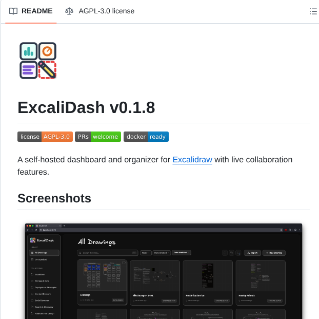 Zimengxiong Excalidash screenshot