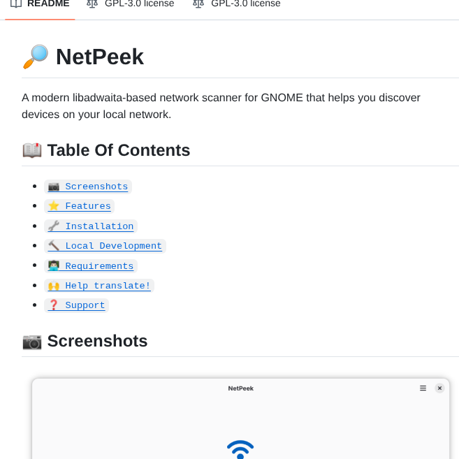 Zingytomato Netpeek screenshot