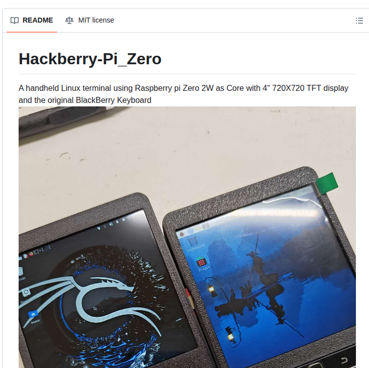 Zitaotech Hackberry Pi_zero screenshot