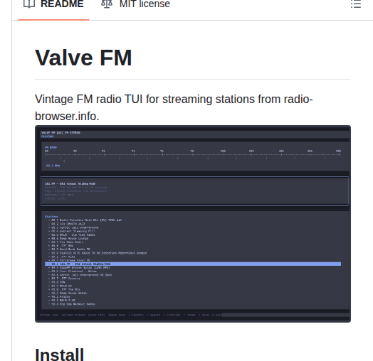 Zorig Valvefm screenshot