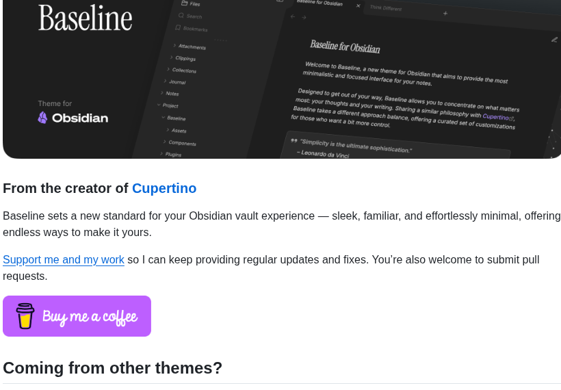 Aaaaalexis Obsidian Baseline screenshot