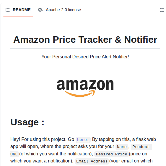 Aakashv8900 Amazon_price_tracker screenshot