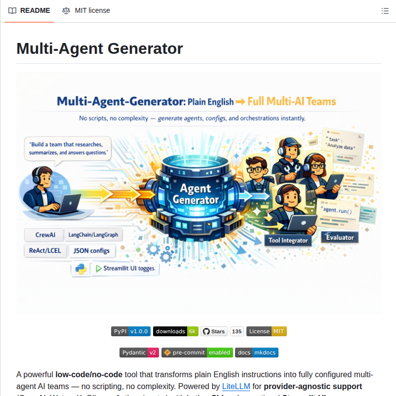 Aakriti1318 Multi Agent Generator screenshot