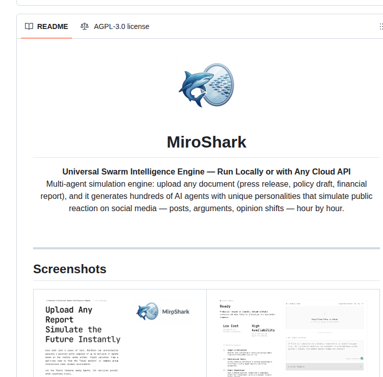 Aaronjmars Miroshark screenshot