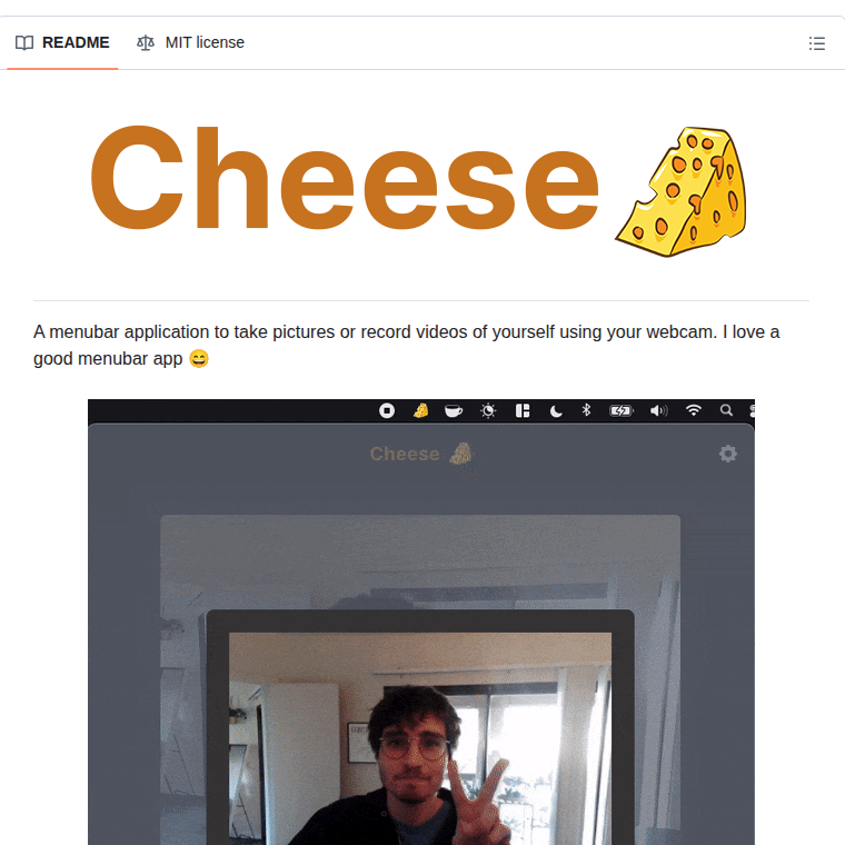 Aaronleopold Cheese screenshot