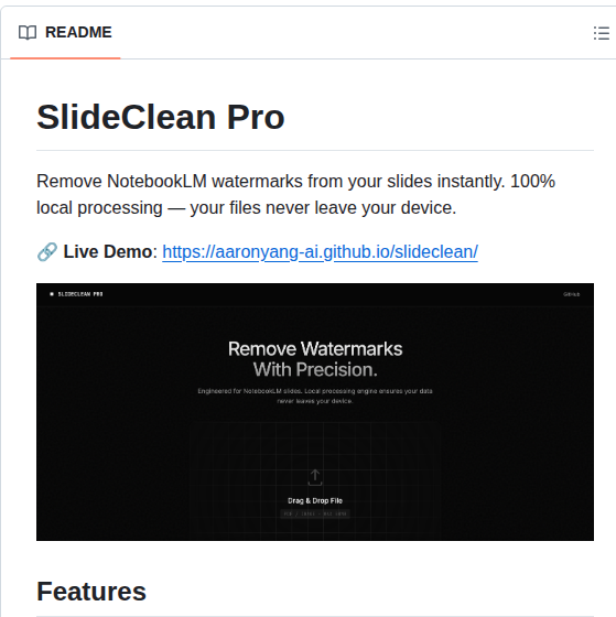 Aaronyang Ai Slideclean screenshot