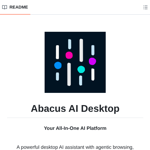 Abacusai Deepagent Releases screenshot