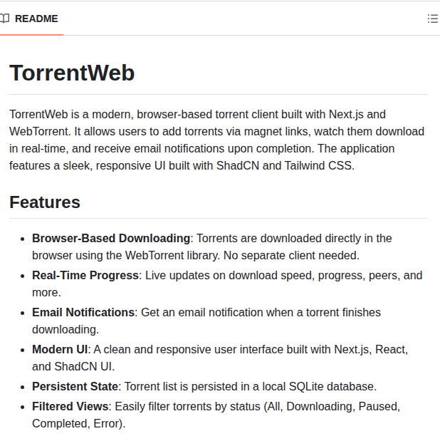Abdolnabi Torrentweb screenshot
