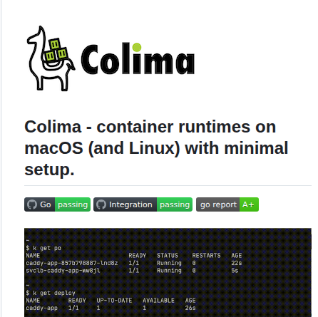 Abiosoft Colima screenshot