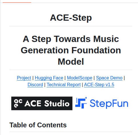 Ace Step Ace Step screenshot