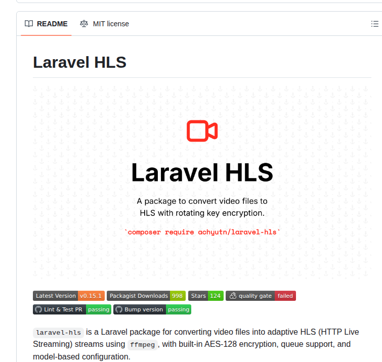 Achyutkneupane Laravel Hls screenshot
