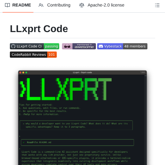 Acoliver Llxprt Code screenshot