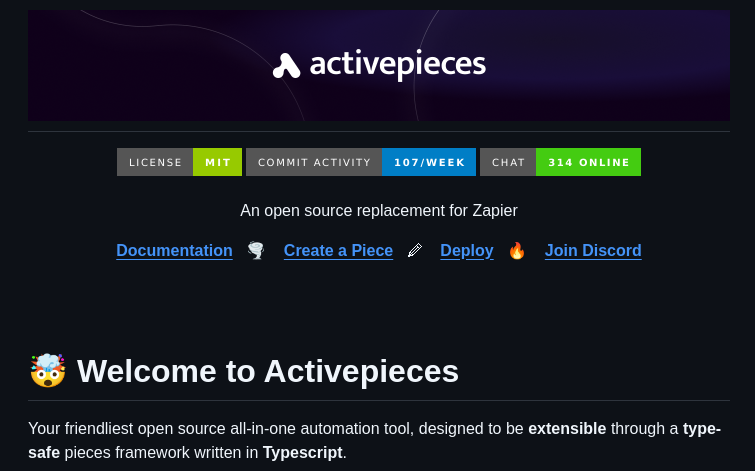 Activepieces Activepieces screenshot